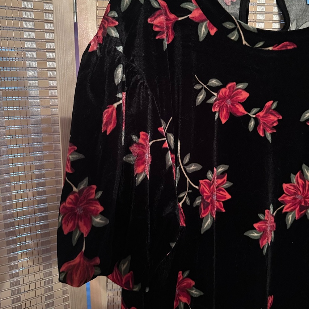 Draper James Velvet Shift Dress - Picture 4 of 6